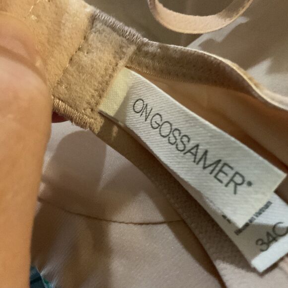 OnGossamer Micro Wireless T-Shirt Bra 34C Champagne - Picture 5 of 11